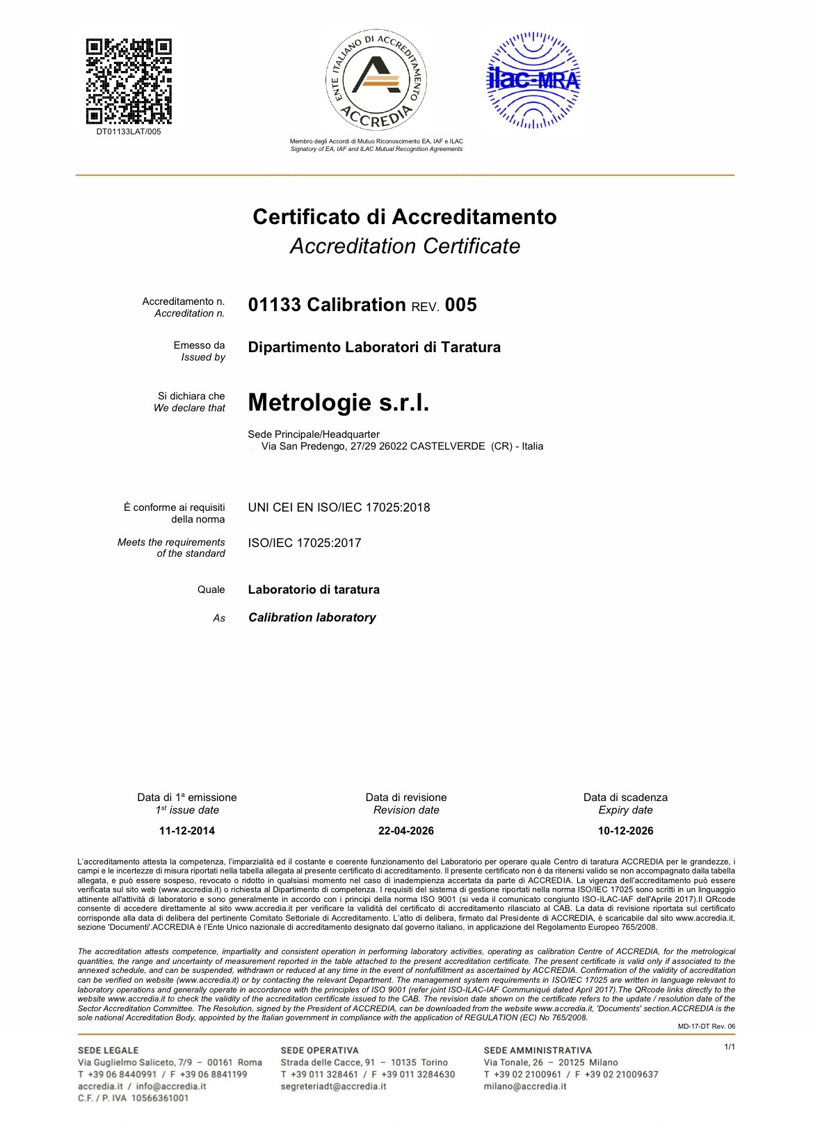 preview certificato