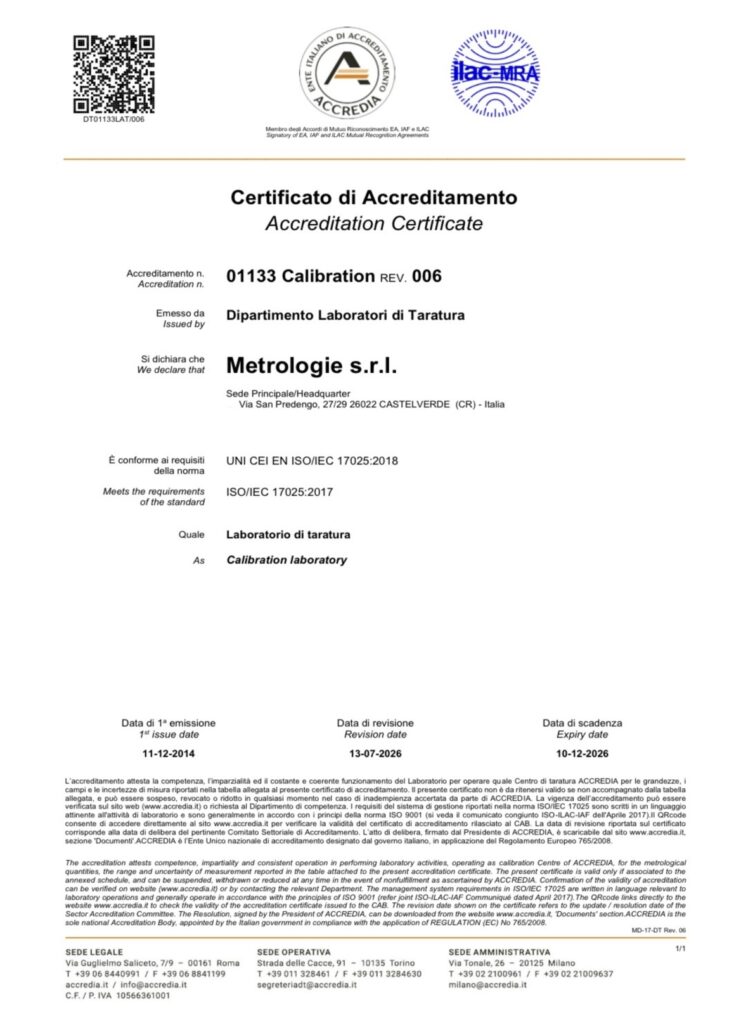 preview certificato Accredia